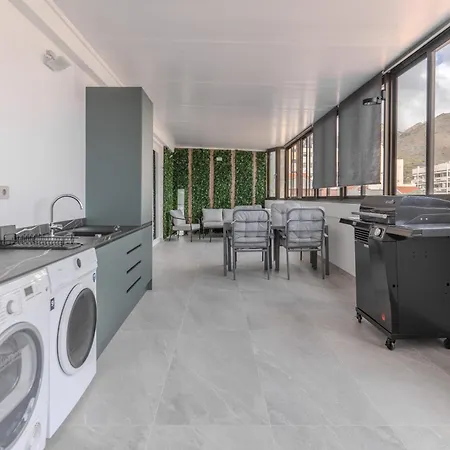 דירה Go2tenerife Apart'atilukx Center, Rooftop & Parking סנטה קרוז דה טנריף